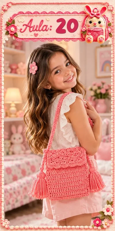 Aula 20 — bolsa infantil de crochê