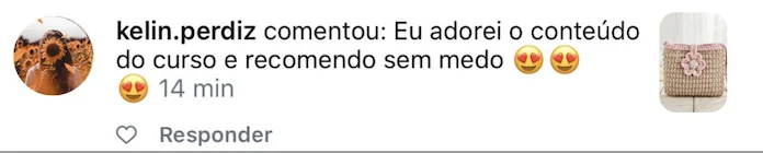 Comentário de aluna 3