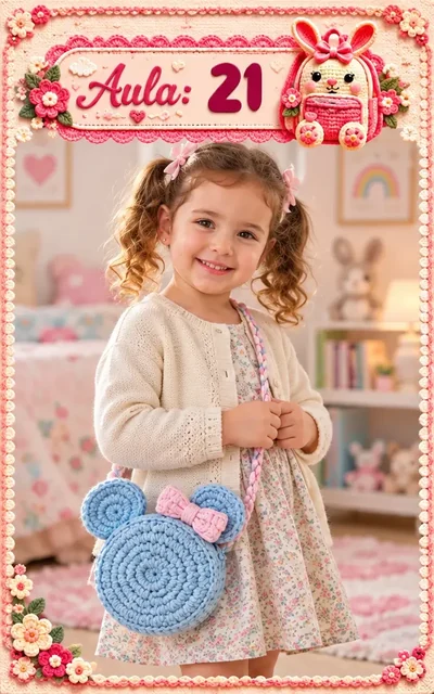 Aula 21 — bolsa infantil de crochê