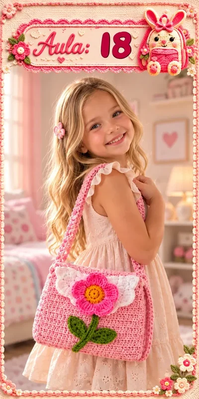 Aula 18 — bolsa infantil de crochê