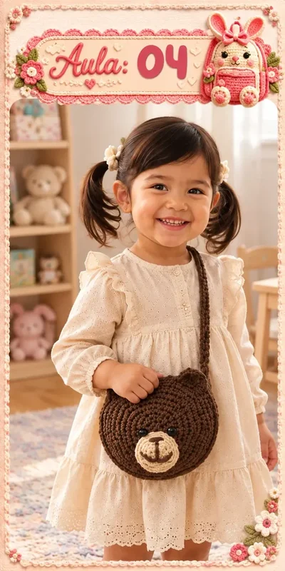 Aula 4 — bolsa infantil de crochê