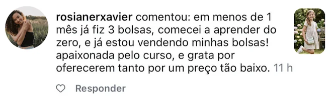 Comentário de aluna 10
