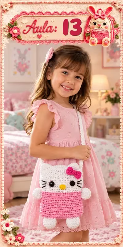 Aula 13 — bolsa infantil de crochê