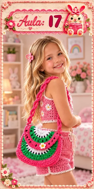 Aula 17 — bolsa infantil de crochê
