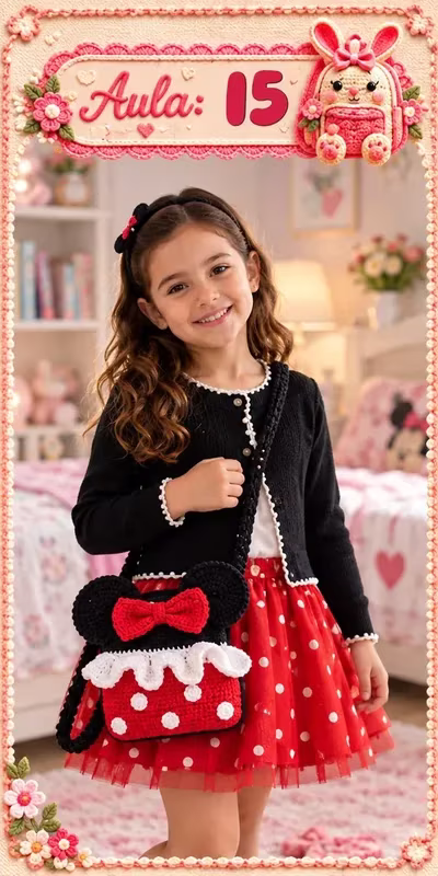Aula 15 — bolsa infantil de crochê