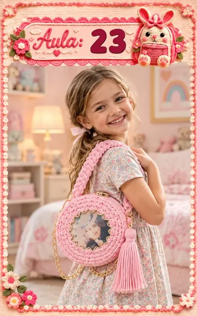 Aula 23 — bolsa infantil de crochê