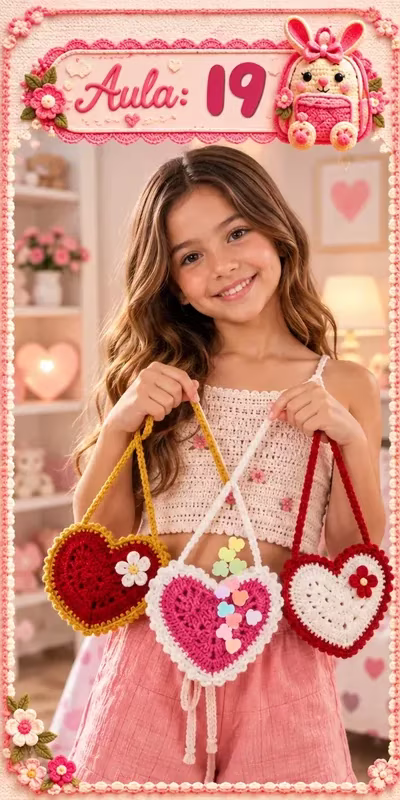 Aula 19 — bolsa infantil de crochê