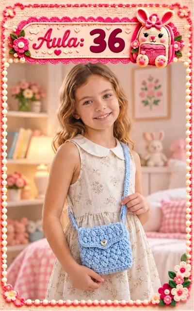 Aula 36 — bolsa infantil de crochê