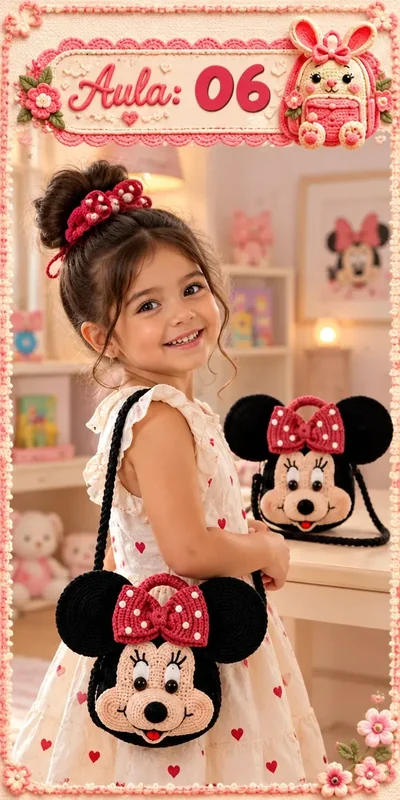 Aula 6 — bolsa infantil de crochê