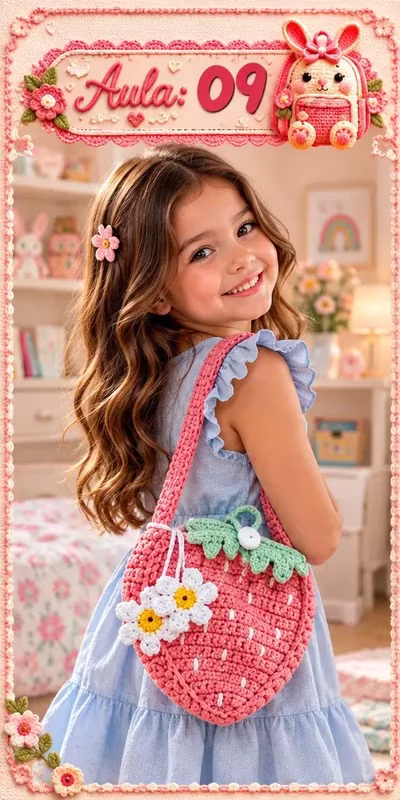Aula 9 — bolsa infantil de crochê