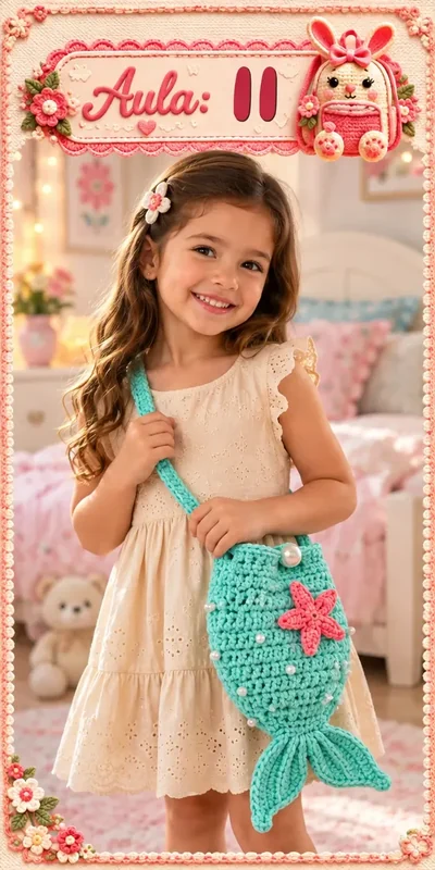 Aula 11 — bolsa infantil de crochê